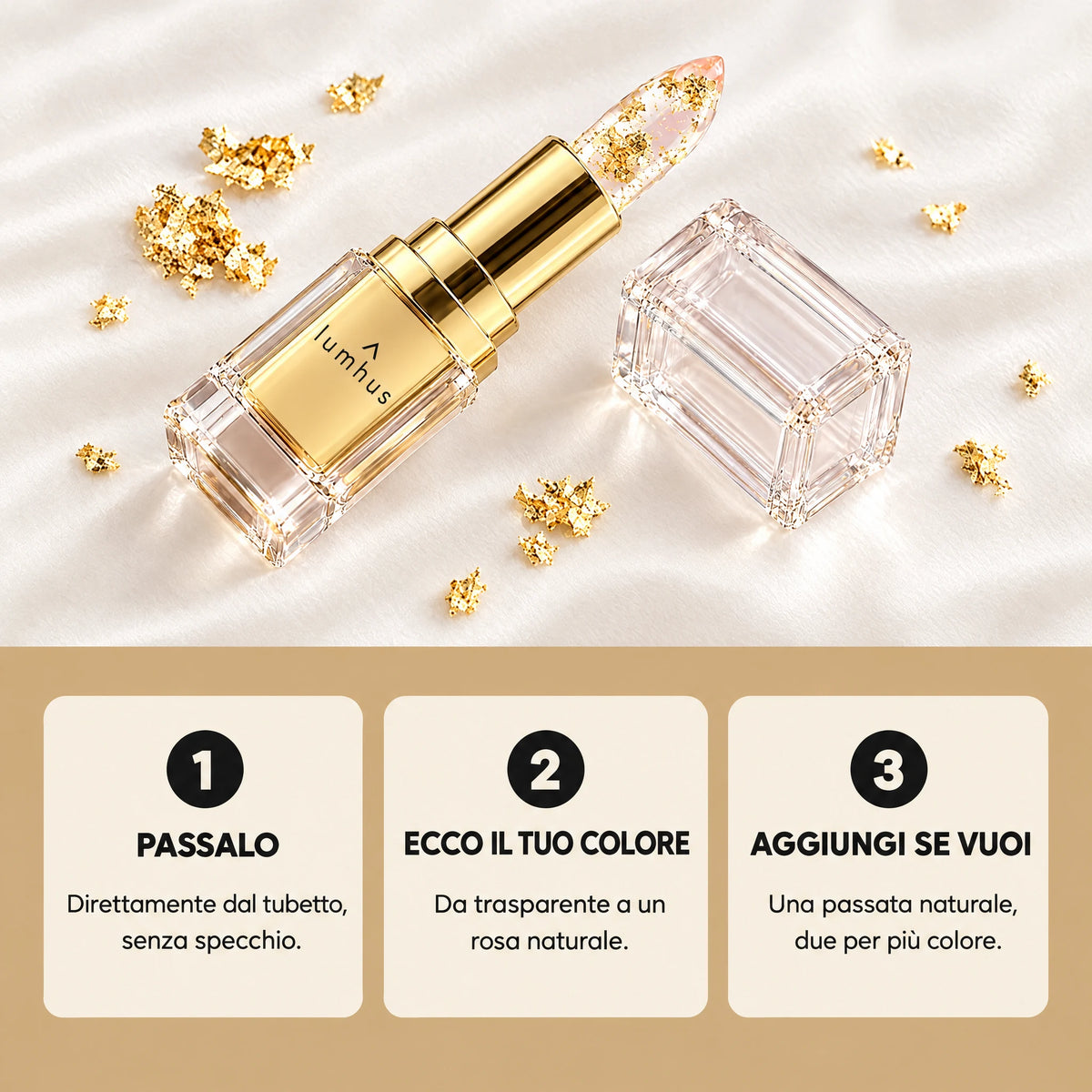 Il Rossetto Magico all'Oro