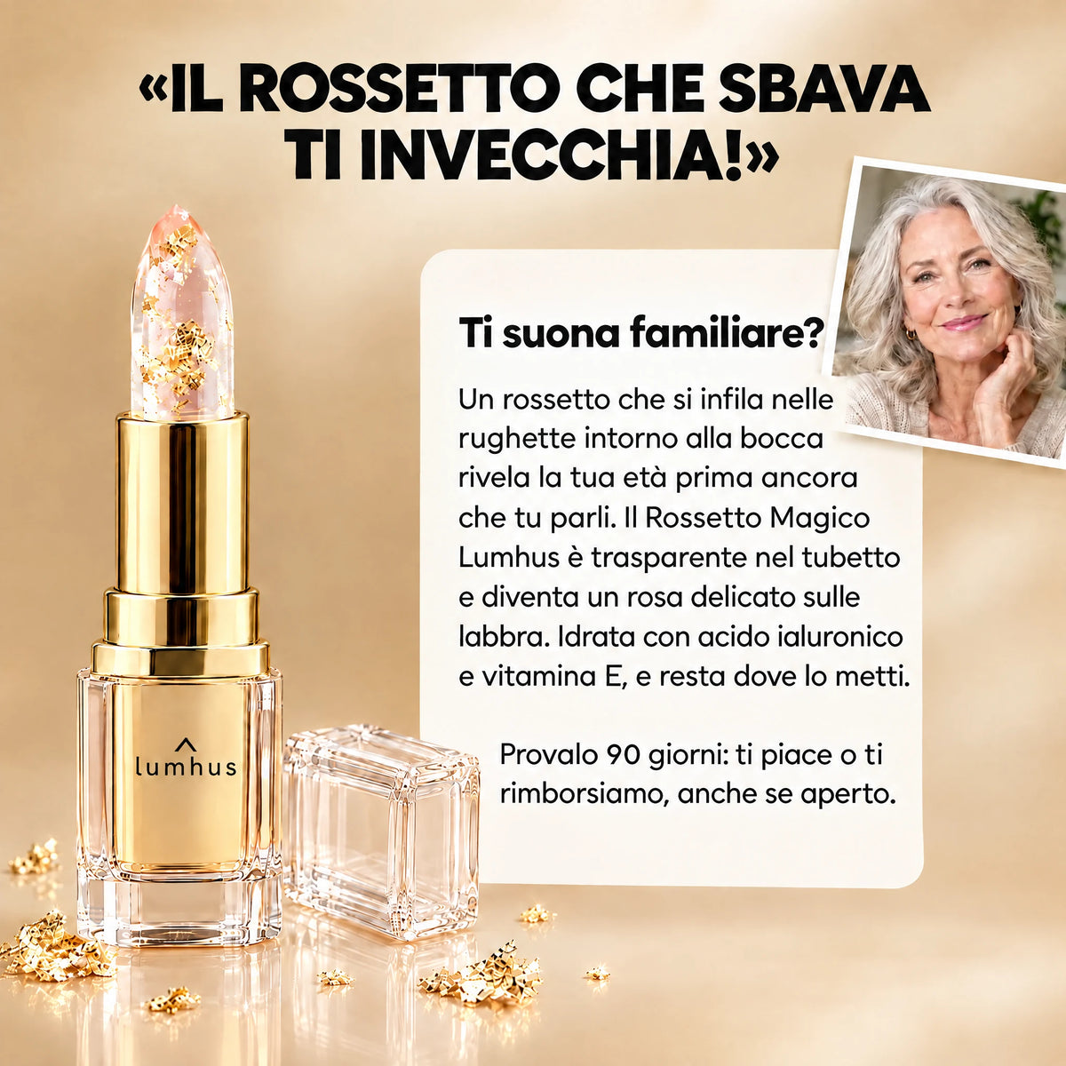 Il Rossetto Magico all'Oro